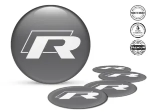 VW Resin Domed Stickers Style Stylish Wheel Logos